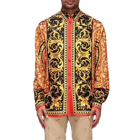 chemise versace homme|versace denim shirt.